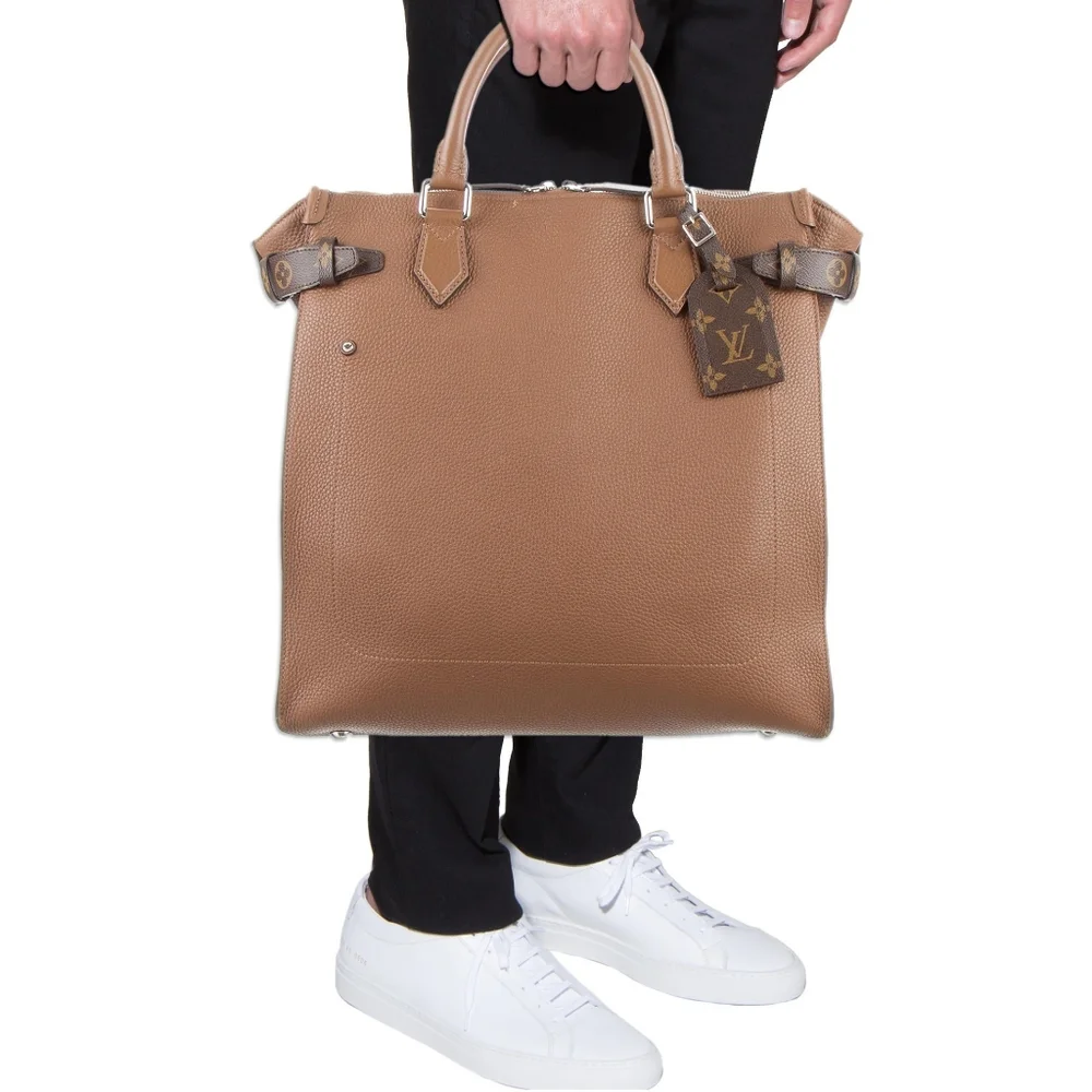MSRP$4500 Rare! NEW Louis Vuitton North South Tote Taurillon Leather Monogram - Picture 4 of 16